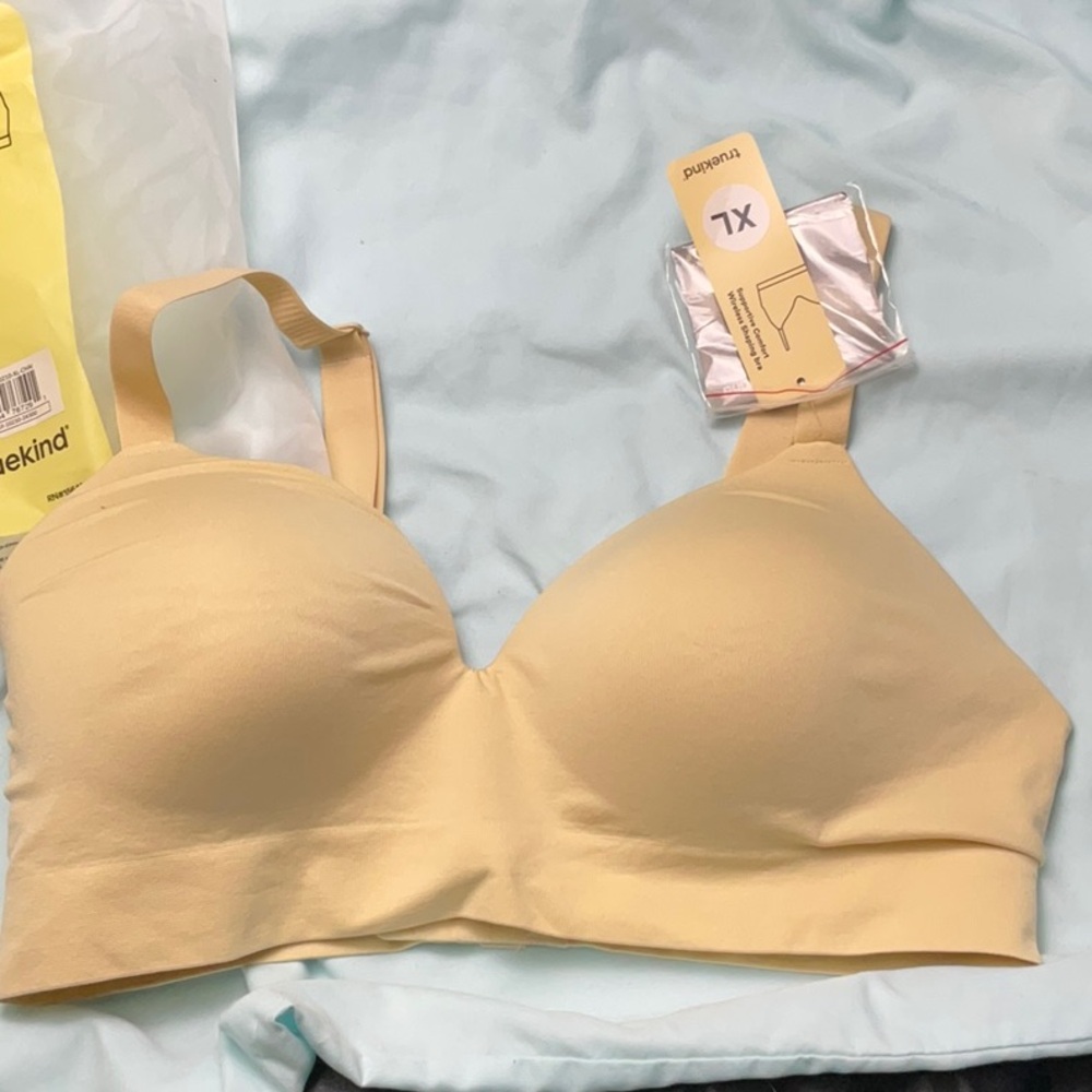 Supportive Comfort Wireless Shaping Bra - Chai